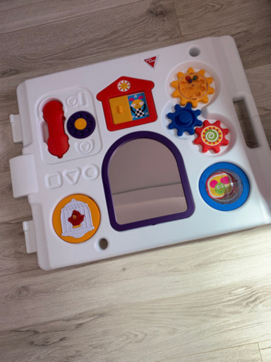 取引完了　ベビーサークル　美品　ホワイト✖️グレー