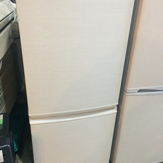 美品！ SHARP シャープ 2ドア冷凍冷蔵庫 SJ-D14E-W 2019年製 スラブ調