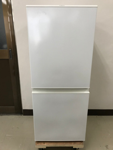 取引場所　南観音　2103-005  アクア　ノンフロン冷凍冷蔵庫　AQR-E13H(W) 2019年