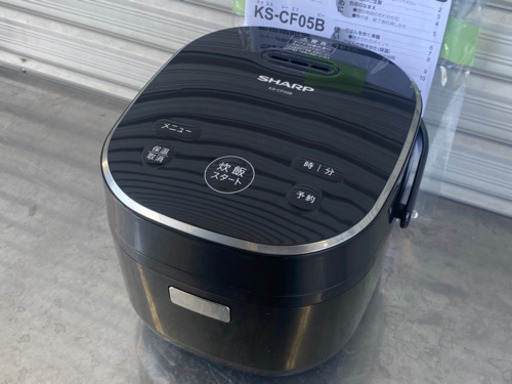 格安で！ シャープ ジャー炊飯器◇３合炊き ブラック◇2019年製◇KS-CF05B