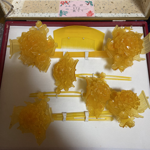 花嫁かんざしフルセット  べっこう