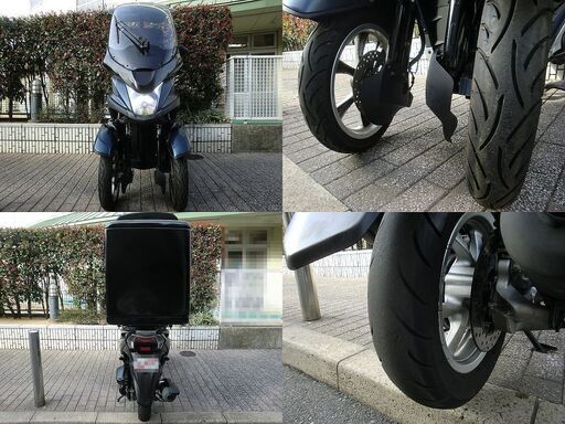 ☆トリシティ普通免許仕様ワイドトレッド屋根ルーフ＆大型BOX付