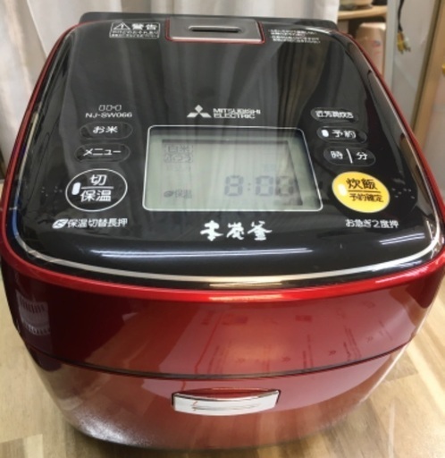 三菱電機 IHジャー炊飯器 本炭釜 3.5合炊き  NJ-SW066