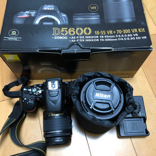 【ネット決済・配送可】Nikon D5600 ダブルズーム...