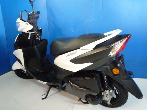 YAMAHA AS125-FI 白 格安配送キャンペーン 期間限定 諸経費0円 始動