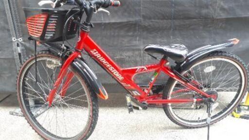 28,000円　ブリジストン　24インチ　自転車　赤