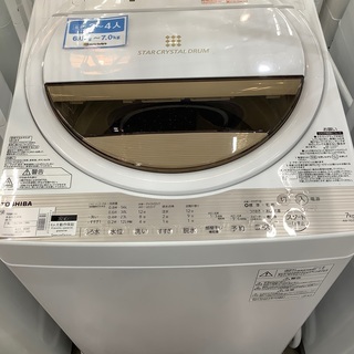 TOSHIBA 全自動洗濯機 AW-765 7,0kg
