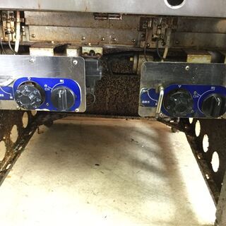 北沢産業 業務用 ガスフライヤー 2槽式 779562 厨房