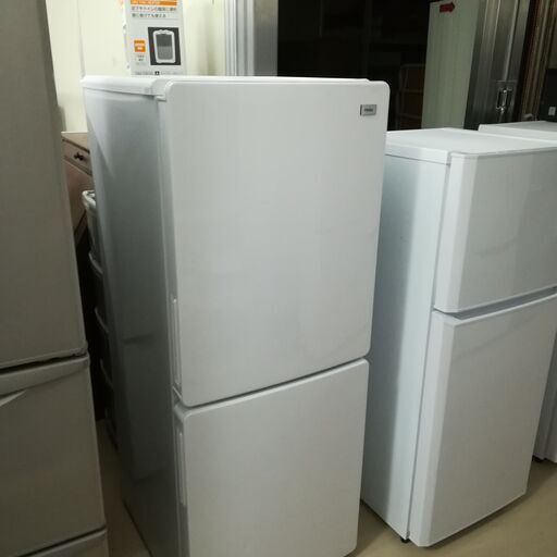月内TM 2017年製 Haier JR-NF148A 冷凍冷蔵庫 148L 2ドア 菊NS