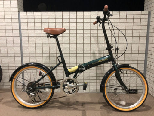 おしゃれな折りたたみ自転車です。(整備済・約3ヶ月のみ使用)