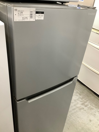 エスキュービズム　2ドア冷蔵庫　2018年製　RM-138L02SL 138L