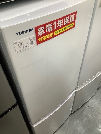 Toshiba 2ドア冷蔵庫　2018年製　GR-P15BS 153L  引き出し引っかかり有り