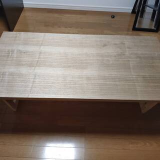 木製テーブル　幅120cm×奥行60cm×高さ37cm