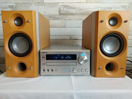 ☆値下げしました ONKYO CR-D1(CD/FMレシーバー) + KENWOOD LS-SG7 