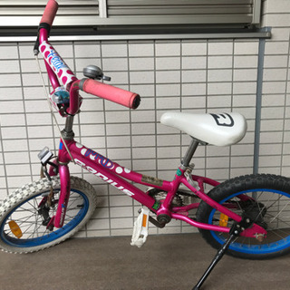 海外購入　子供自転車　BMX ピンク 18  16インチ　フット...
