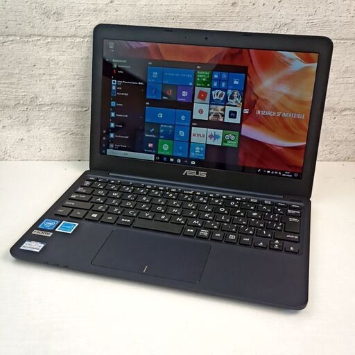 高速起動 ノートPC AUSU SSD 32GB メモリ4GB Atom x5 Z8350 E200H パソコン カメラ内臓