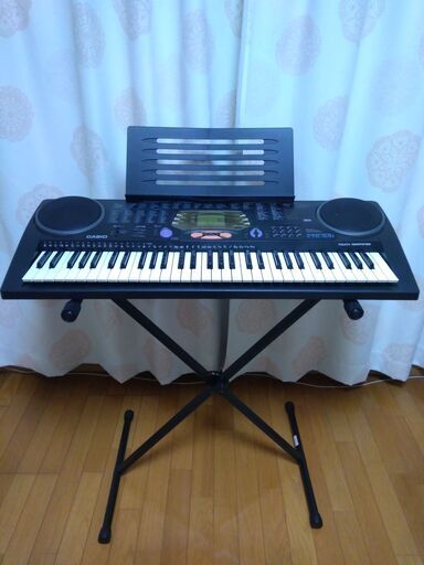 [引っ越しに伴い年内引取り前提の商品です] CASIO キーボード CTK-541 (高さ調節可能なスタンドとセットです)