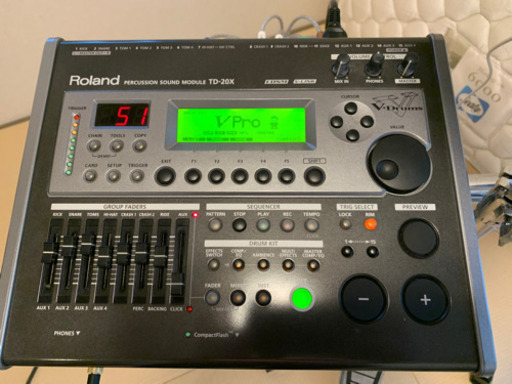 電子ドラム Roland コレクション TD20X 良品 磨き上げ清掃済 おまけ付き 