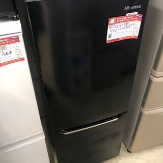 ☆中古 激安　Hisense　ノンフロン冷凍冷蔵庫　150L　2019年製　HR-D15CB　DC029　￥15,000円！！