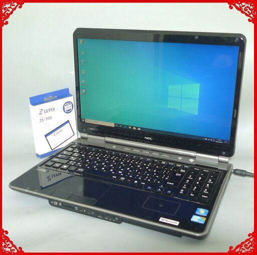 送料無料 ブラック 新品SSD240GB ノートパソコン 良品 16型 NEC LL870CS Core i5 4GB BD-RE 無線 テンキー Windows10 LibreOffice
