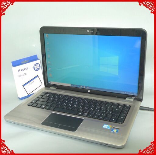 送料無料 新品SSD240GB カメラ＆Wi-Fi完備 中古良品 15.6型 HP dv6 ノートパソコン Core i5 4GB BD-RE Bluetooth Windows10 LibreOffice