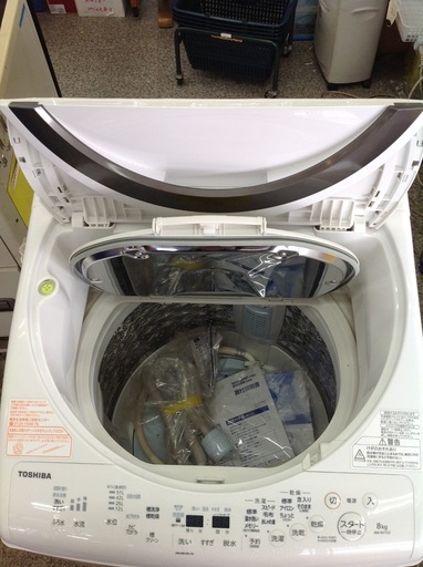 【配送可能】8kg 洗濯機　東芝【9651354】