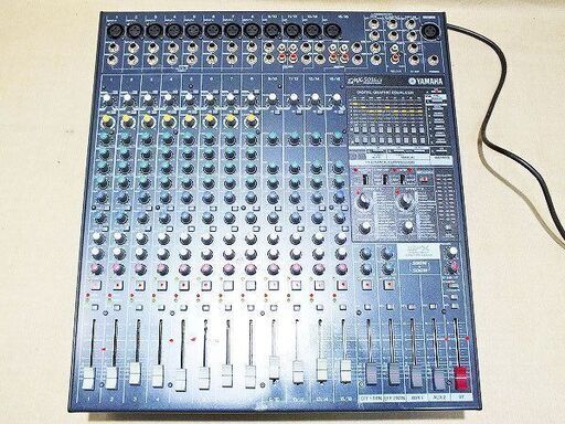 【苫小牧バナナ】YAMAHA/ヤマハ 16ch コンソール型 オールインワンタイプ パワードミキサー EMX5016CF 中古 動作OK♪