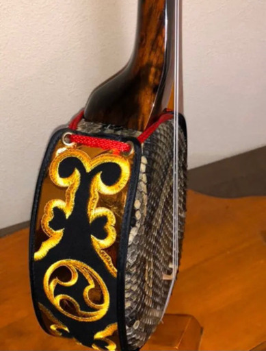 お正月セール】沖縄三味線 八重山産黒木(与那国)知念デーク