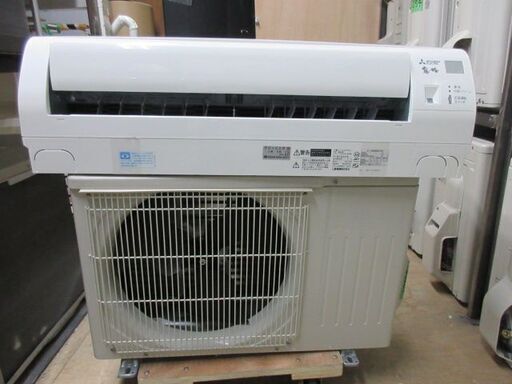 K02158　三菱　中古エアコン　主に6畳用　冷2.2kw／暖2.2kw