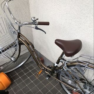 【ネット決済】通勤・通学に　自転車　27インチ　シマノ6段変速付...