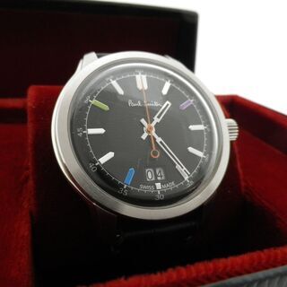 ポールスミス ケンブリッジ ビッグデイト クォーツ YA30-S084270 ブラック文字盤 腕時計 西岡店 ポールスミス ケンブリッジ ビッグデイト クォーツ YA30-S084270