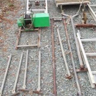 トーヨーコーケン屋根瓦あげ機 荷揚げ機2階用AＬー4 MD―7ウインチ