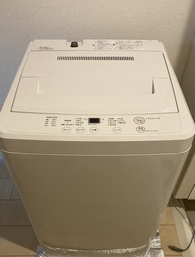 2016年製　無印良品洗濯機　ＡＱＷ‐ＭＪ４５　4.5kg　室内使用のみ