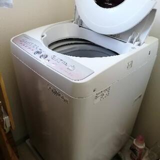 本日限定配達　シャープ洗濯機　ES-GE60L-P 2011製