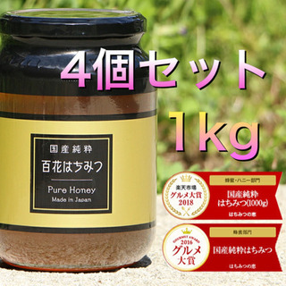 【ネット決済・配送可】はちみつの恵 4kg