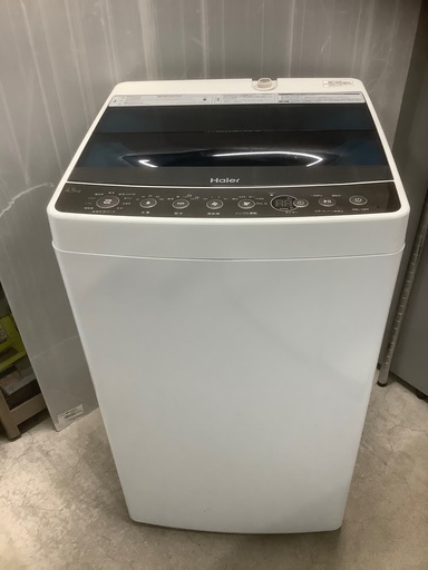 横浜市・川崎市送料無料　Haier洗濯機4,5kg 2018年製 ハイアール　1人暮らしに　コンパクト