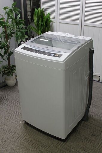 R2859) IRIS OHYAMA 中古★アイリスオーヤマ　簡易乾燥機能付洗濯機　洗濯7.0㎏　IAW-N71 2019年製! 洗濯機 店頭取引大歓迎♪