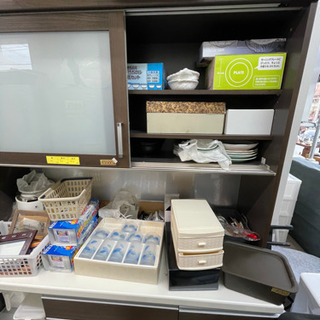 食器棚 木調 長期在庫の為お値引き中 50403