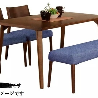値下げ交渉あり【超美品】島忠 ダイニングテーブル4点セット＋マット 