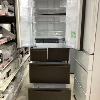 MITSUBISHI 三菱 冷蔵庫 冷凍庫 動作品 6ドア 525L 大容量 MITSUBISHI 三菱 冷蔵庫 冷凍庫 動作品 6ドア 525L 大容量