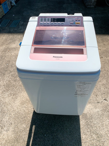 洗濯機 Panasonic NA-FA80H2 8kg 2015年 人気 美品