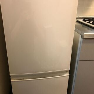 冷蔵庫 シャープ SJ-D14B-W - 冷蔵庫 