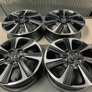 トヨタ純正　ヴォクシー　ノア　16インチ　ブラックポリッシュ　美品