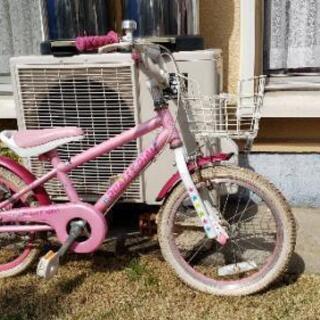 女の子用自転車　ピンク