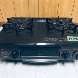 ✨2018年製✨1408番 リンナイ✨LPガスコンロ✨KSR562BKR‼️