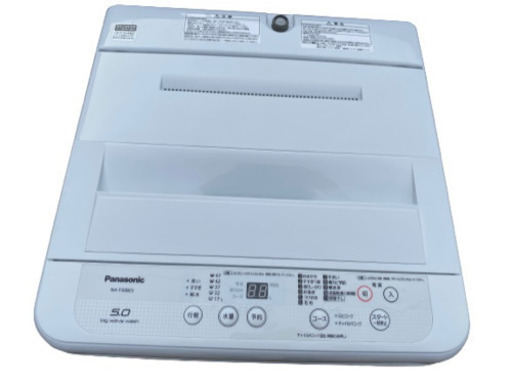 2017年製 パナソニック 5．0kg全自動洗濯機 keyword キーワードホワイト NA-F50BE5-KW(0303c)