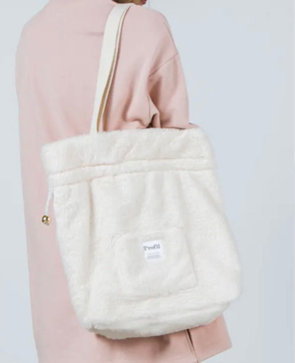 新品未使用wegoファー巾着トートバッグホワイト みんみんねむねむ 唐橋前のバッグ トートバッグ の中古あげます 譲ります ジモティーで不用品の処分