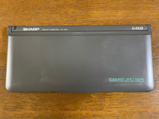 SHARP PC-E650 ポケットコンピュータ | real-statistics.com