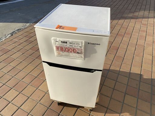 （6）2017年製　HISENSE 冷蔵庫　中古品