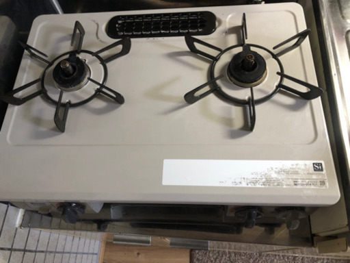 ガスコンロ リンナイ Rinnai KG34NBER-13A ベージュ ガステーブル 都市ガス用 2口 右強火力 56cm 水無し片面コンロ